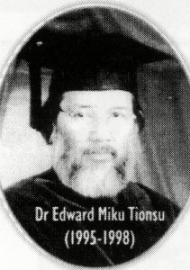 Dr.Edward Miku Tionsu 1995